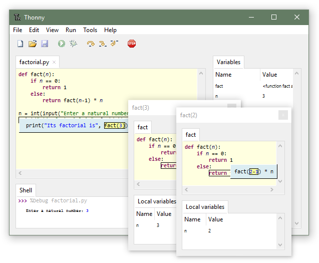 Thonny Integrated Development Environment