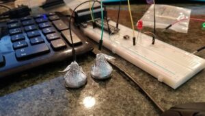 Raspberry Pi Project: Use Hershey’s Kisses as a Touch Sensor