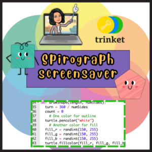 Creating a Randomly Generated Spirograph Screensaver in Python